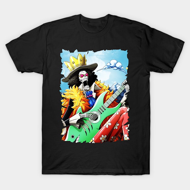 BROOK ANIME MERCHANDISE T-Shirt by graficklisensick666